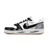 Nike Court Borough Ink Shadow Creek Leather Low top Skateboard Shoes Men's Black White Gray 844881-100(Team93--SBOX )