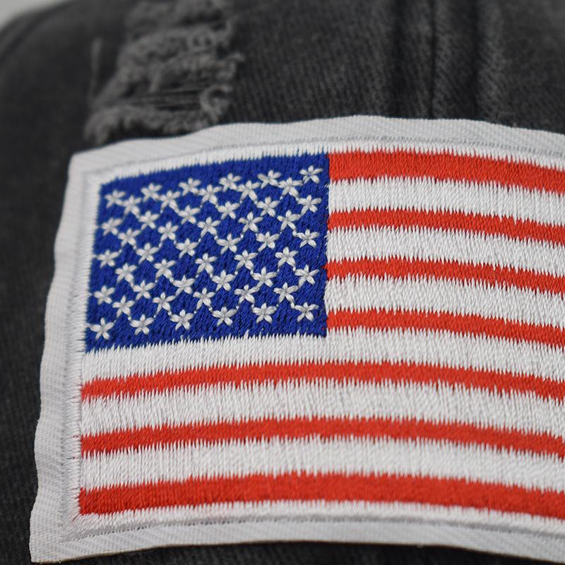 Бейсболка с национальным флагом 2021 года Кепка с перекрещенными волосами и загнутыми полями для международной торговли в стиле европейский и американский прилив Бейсболка с Днем независимости