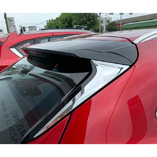 Для Mazda CX-30 CX30 АБС Хром Задний Спойлер Треугольная Накладка на Заднее Окно Наклейка Отделка Автоаксессуары