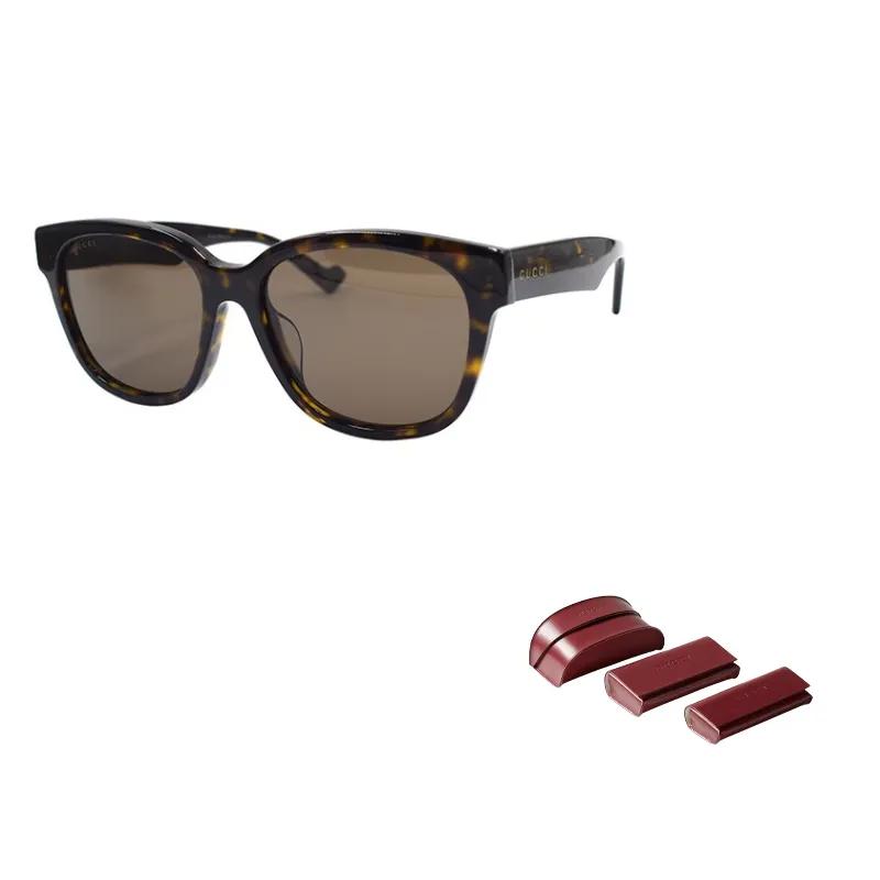 GUCCI Eyewear Low Nose Bridge Fit Sunglasses (Unisex) Sunglasses GG1430SK 002