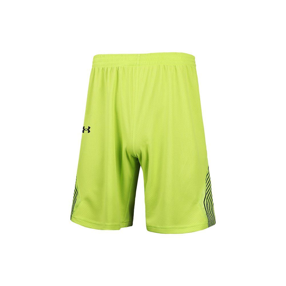 Under Armour Line Print Logo Basketball Sports Knit Shorts Men Shorts Light-Green 22500202-394
