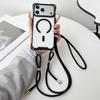 Регулируемый шнурок Чехол для телефона Подходит для iPhone 17 Pro Max Crossbody Длинный шнурок 16 15 14 Plus Магнитный 13 Pro Противоударный чехол