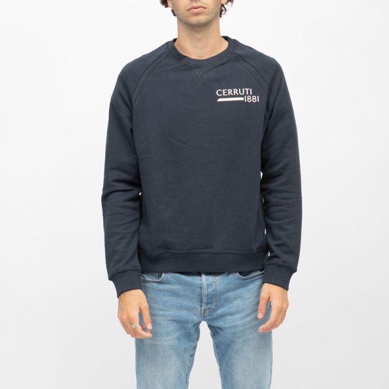 Свитшот с длинными рукавами и круглым вырезом с принтом логотипа coda Мужской CERRUTI