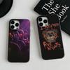 AmineF- Fnaf F-Five-nights-At-Freddys Чехол для телефона iPhone 16 15 17 Pro 13 14 Pro Max Plus Мягкая силиконовая накладка с волнистым узором