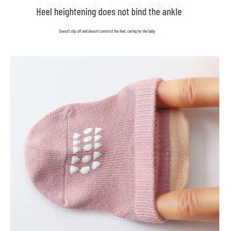 Нескользящие милые детские носки конфетных цветов - Дышащие, защита от холода для малышей (Весна, Лето, Осень)