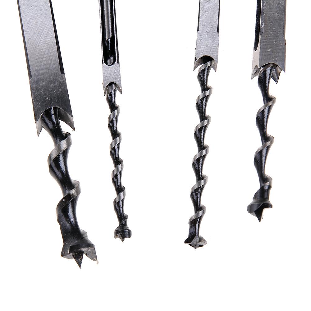 Премиальный британский удлиненный деревообрабатывающий шипорезный станок с 4 сверлами для квадратных отверстий