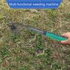 Weeding Artifact Uprooting Garden Weeding Tool with Non-Slip Handle Rustproof High Strength Efficient Weed Puller Hand Tool