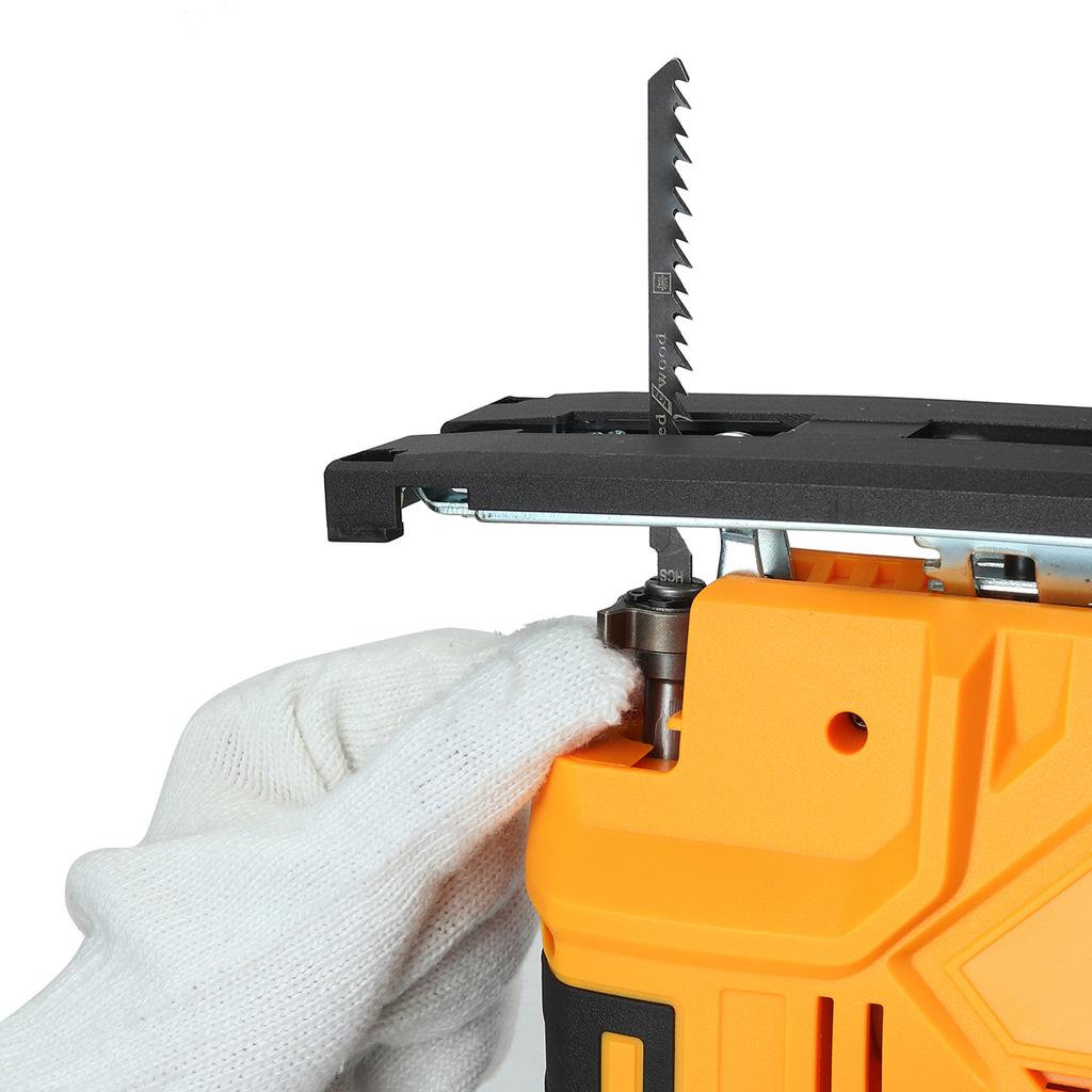 Аккумуляторный электрический лобзик 20 В постоянного тока для резки под углом, 3-позиционные орбитальные настройки для дерева, пластика, алюминия, совместимый с аккумулятором DeWalt 20 В