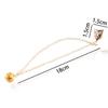Gold Color Suit Accessories Lapel Pins Tassel Brooches Women Men Mask Tassel Chain Brooch Brooch