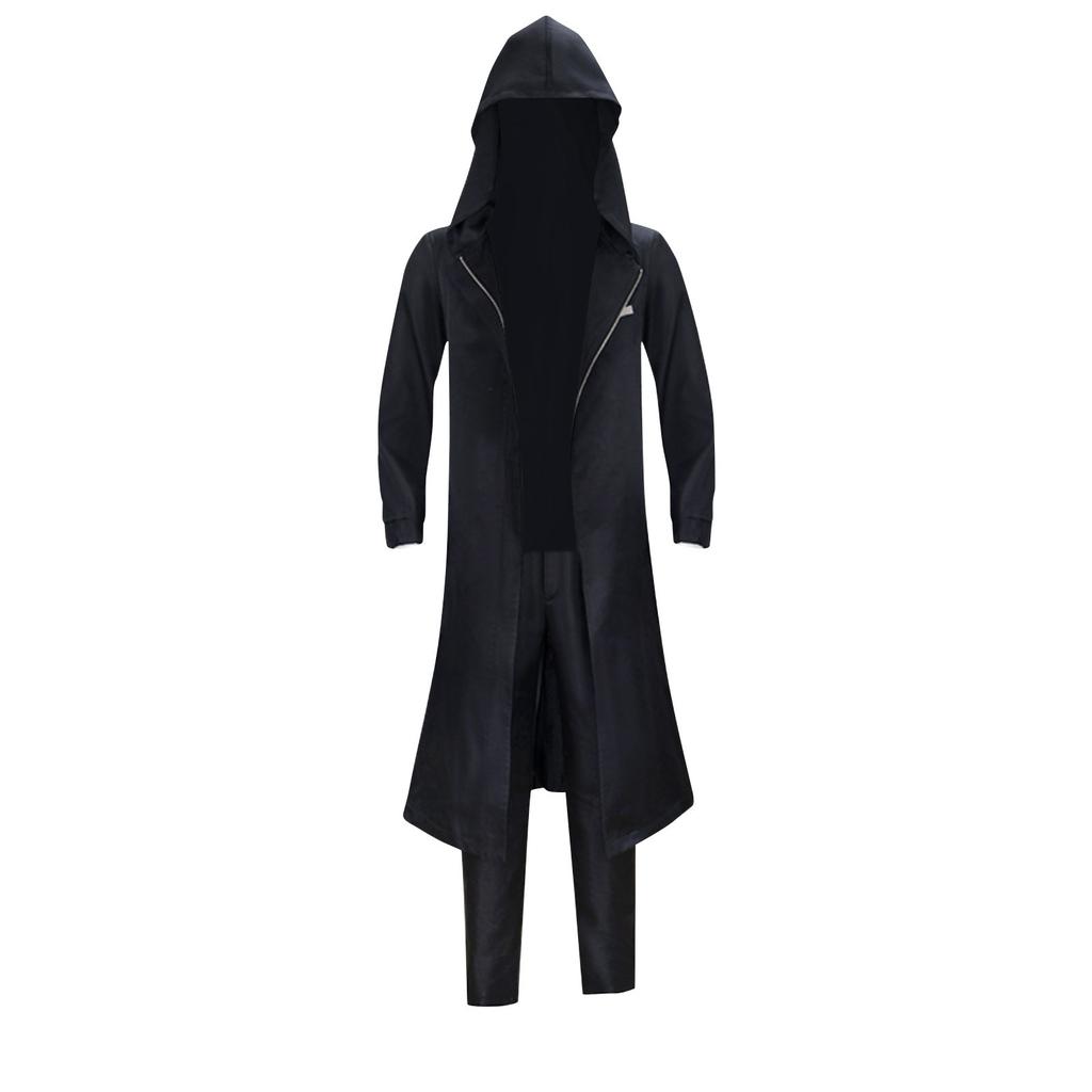 Косплей Костюм для ролевой игры Костюм-тройка с капюшоном Ветровка с короткими рукавами Футболка Брюки