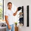 2PCS Baseball Cap Storage Rack Strong Adhesive Wall Mounted Hat Organizer Multi Layer Hat Hook Holder Space Saving Cap Display