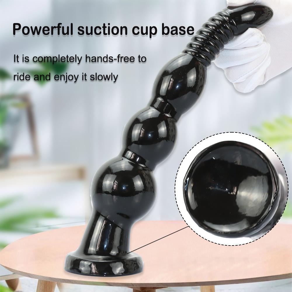 Анальные бусы-пробка трех размеров - Уличная SM-игрушка для стимуляции ануса