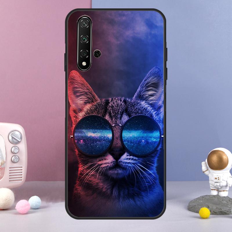Милый Кот Животное Для Huawei Nova 5T 9 10 SE 7i 8i 11i 12i Y73 Y90 Y70 Y72 Y61 Y91 Y60 P20 P30 P40 Lite Чехол