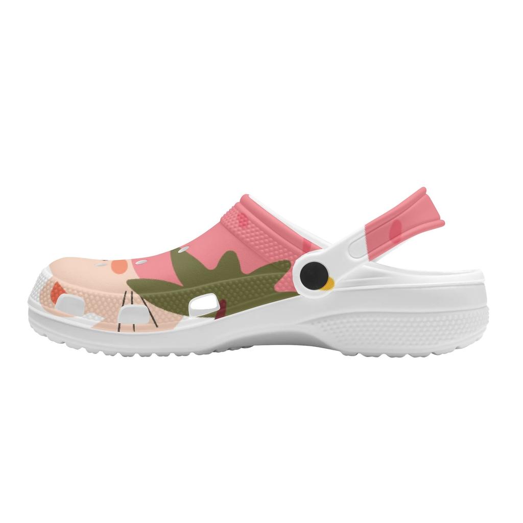 Colorful Pattern EVA Clogs for Women Men Easy Clean Lightweight Slip On Casual Footwear Soft Sole Summer Sandals Leisure Wear