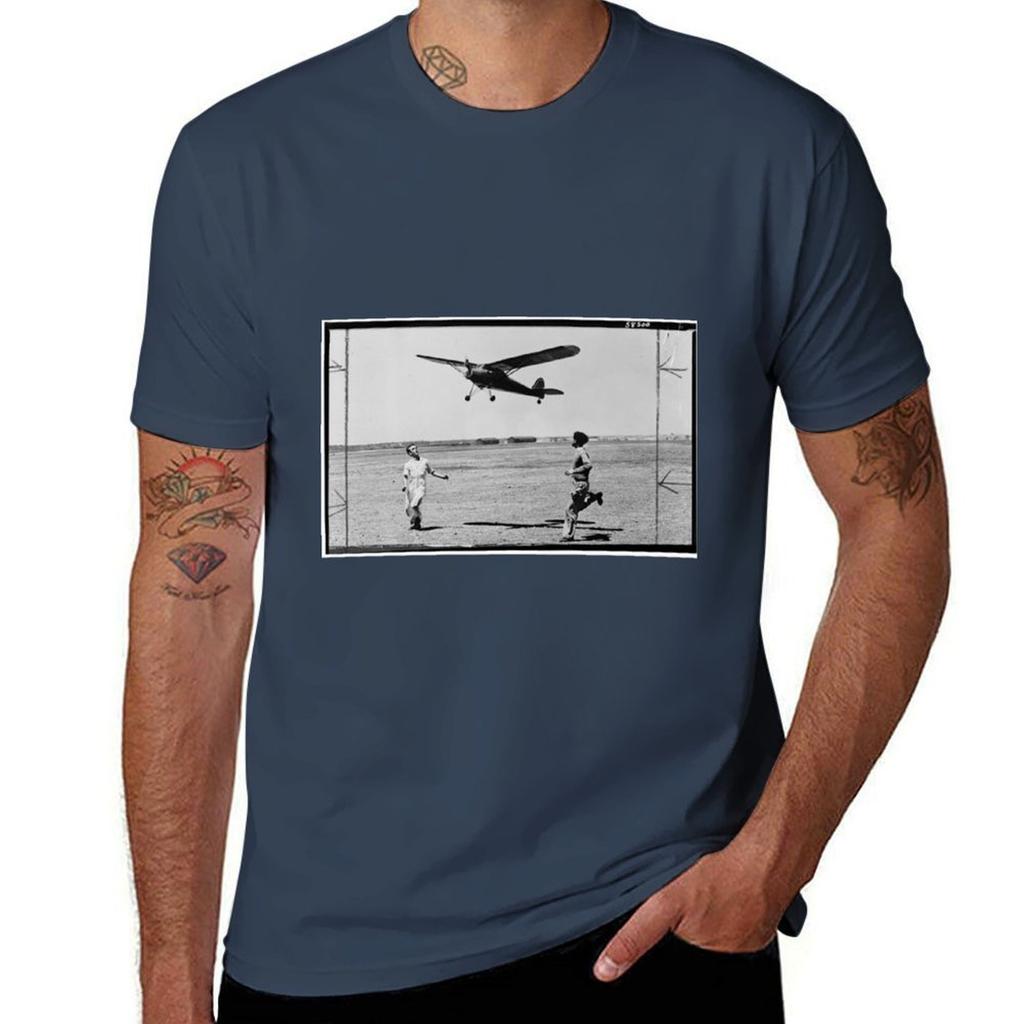 Vintage Kids Flying Model Planes TShirt Lightweight Running TShirt