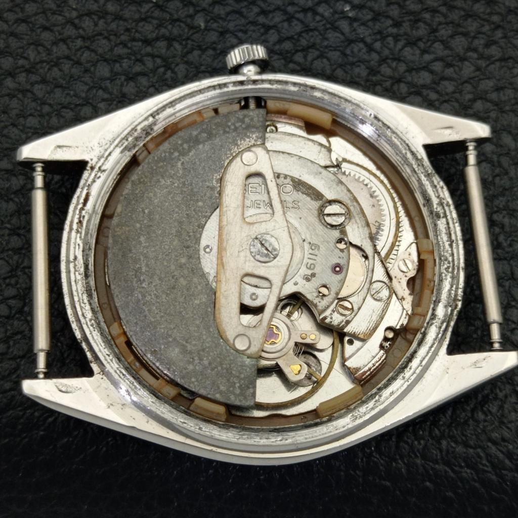 Б/У винтажные мужские часы SEIKO 5 AUTOMATIC 6119C из Японии с черным циферблатом a433861-2 R119-a433861