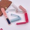 Hollow Comb Foldable Small Hair Comb 2 In 1 Hair Brush With Mirror Portable Massage Anti-Static Comb Trave Styling Accessories