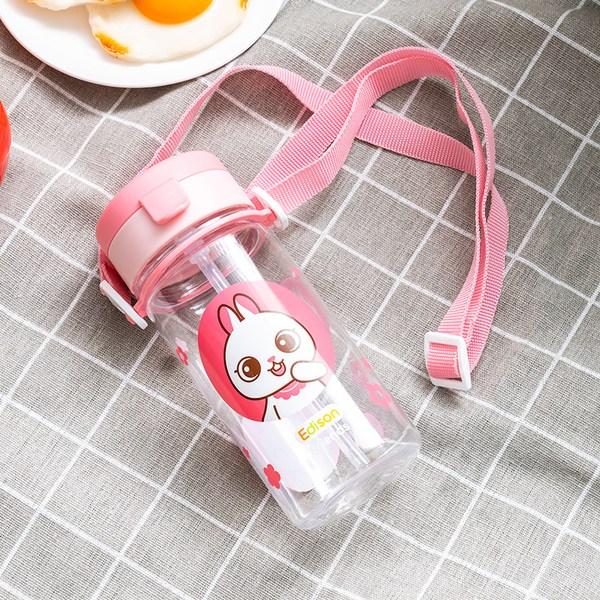 Edison Toddler Friends Непроливаемая соломенная чашка Ecozen, Rabbit Raney, 1 шт.