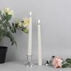 Wedding Deco Ivory Subulate Electric Plastic Electric Flickering LED Flameless Taper Candles With Remote