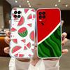 UP19 Cartoon Fruit Watermelon Transparent Phone Case for Motorola Moto G7 G8 G9 G84 G85 G73 G24 G15 Z2 Play Power Plus