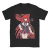 Rias Gremory T Shirt Beach High School DxD 100 Cotton T-Shirts For Men's Hip Hop Casual Tee Shirt Short Sleeve Y2K Fun Top Tees