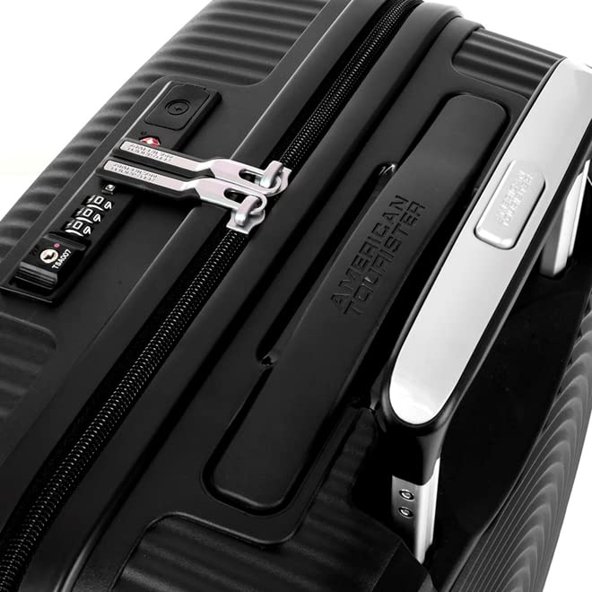 Чемодан CURIO Spinner Front Open S Размер 31 л 55 см Черный [American Tourister] 55/20 Ручная кладь 3,5 кг