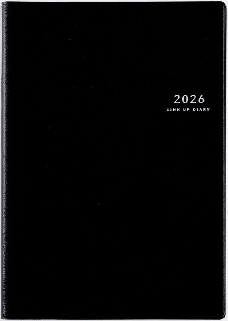 Takahashi 2026 A5 Weekly Desk 60 December Diary, Black, No. (Starts 2025)