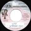 7inch Record WARRIOR KING - Why NONE J.R. Production Jamaica Reggae, Ska & Dub Used