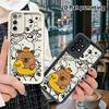 Phone Case: 2D flat, suitable for Samsung Galaxy A34 A35 M05 M06 S20 S22 S21 FE Plus 5G protective cases, floating capybara, perfect Christmas and Hal