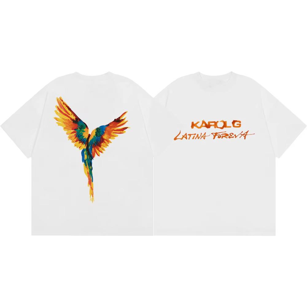 2026 New I Love Karol G Tee Fashion Casual Print T Shirt Unisex Summer Short Sleeve O Neck Top High Quality Cotton Streetwear