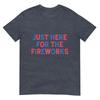 Just Here For The Fireworks Funny Shirt For Couple Unisex Unisex Tshirt