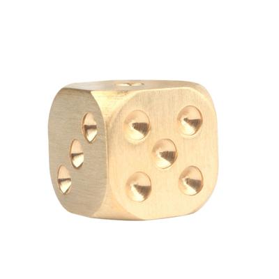 EDC металлические твердые латунные игральные кости игрушечный клубный бар праздничные вечерние развлечения игровые аксессуары