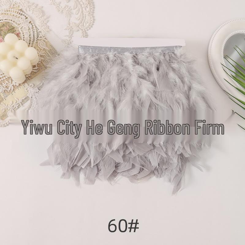 Отделка из перьев индейки 10-15 см для одежды, DIY и украшений