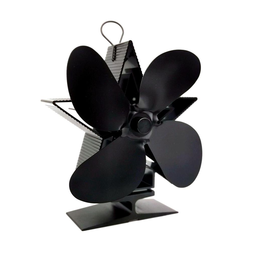 Upgraded American Wood Heat Powered Fireplace Fan for Enhanced Circulation