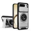 KEYSION Magnetic Phone Case for Raelme 16 5G Slide Camera Protection Upright Kickstand 360 Ring Shockproof Cover for Realme16 5G