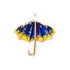 Trendy Beauty Starry Sky Umbrella Brooches for Women Creative Charm Metal Casual Brooch Pins Female Party Wedding Gifts