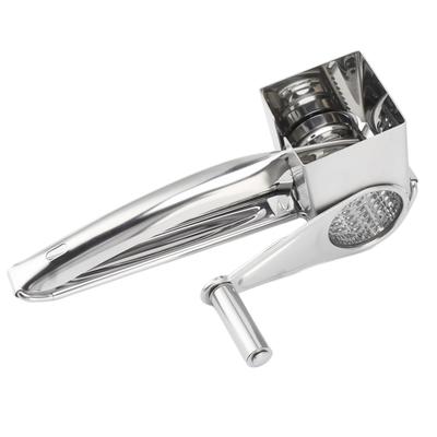 Вращающаяся терка для сыра, ручная, из нержавеющей стали, антикоррозийная, съемная, легко моющаяся, измельчитель для сыра