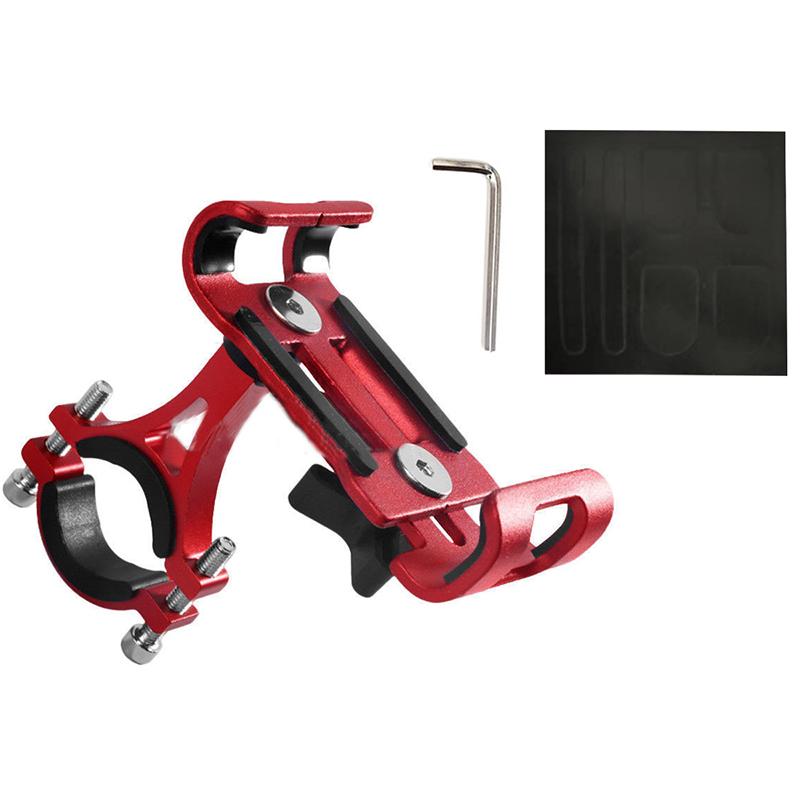 Держатель для мобильного телефона из алюминиевого сплава для горного велосипеда MTB, подставка для телефона, противоударный фиксированный кронштейн для навигации, аксессуары для велоспорта и мотоспорта