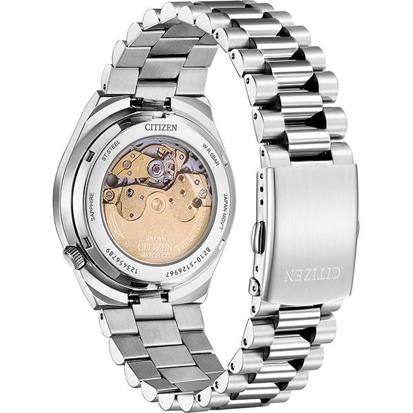 Citizen Унисекс NJ0151-88M ( Часы CITIZEN COLLECTION Механические) Круглые часы из серебристого нержавеющего металла
