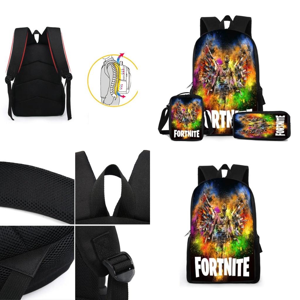 Модный набор: рюкзак, ланч-бокс и пенал Fortnite для школьников