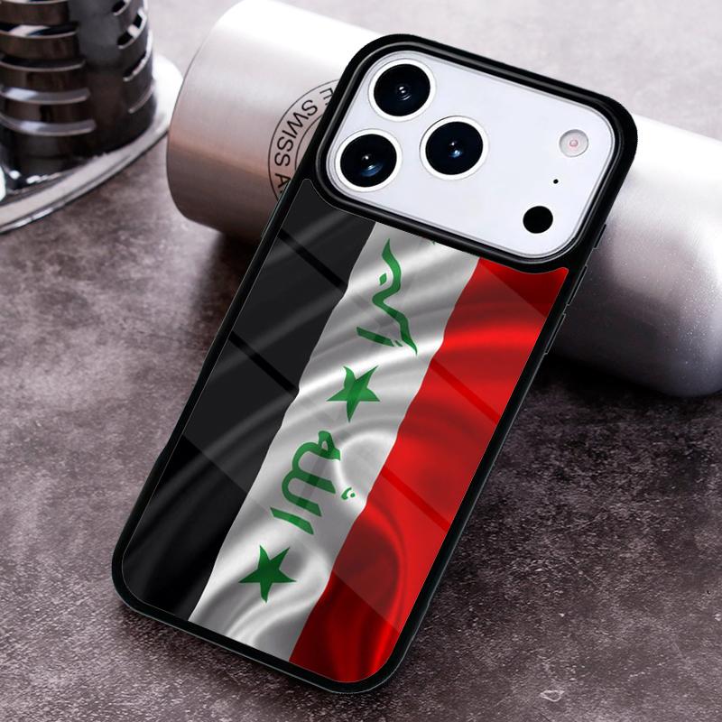 Чехол для телефона с флагом Ирака для iPhone 17 16 15 Pro Max Air 14 13 12 11 Plus Ударопрочный чехол