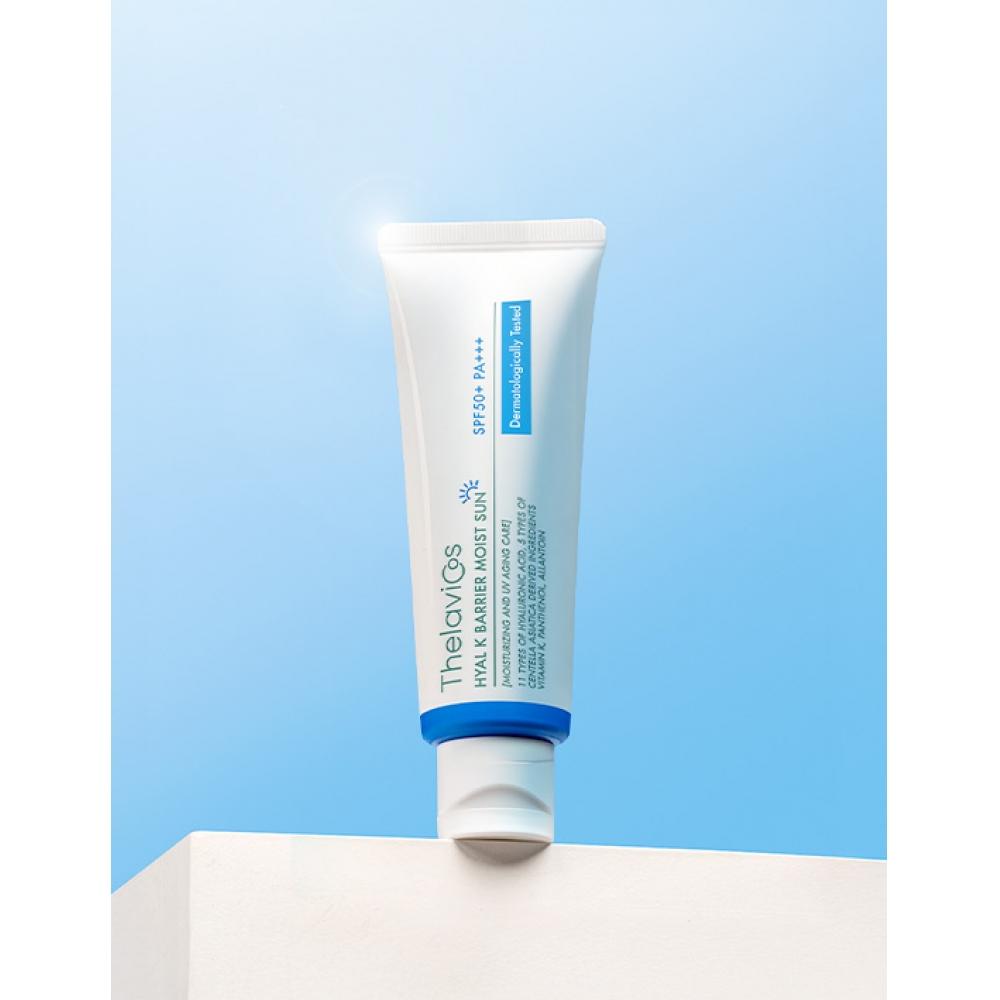 Terabicos Hyalk Barrier Увлажняющая Линия 50 г Специальный Набор Spf 50+ Pa+++ + Слабокислотный Гель-Пенка для Умывания 15 мл Бесплатно