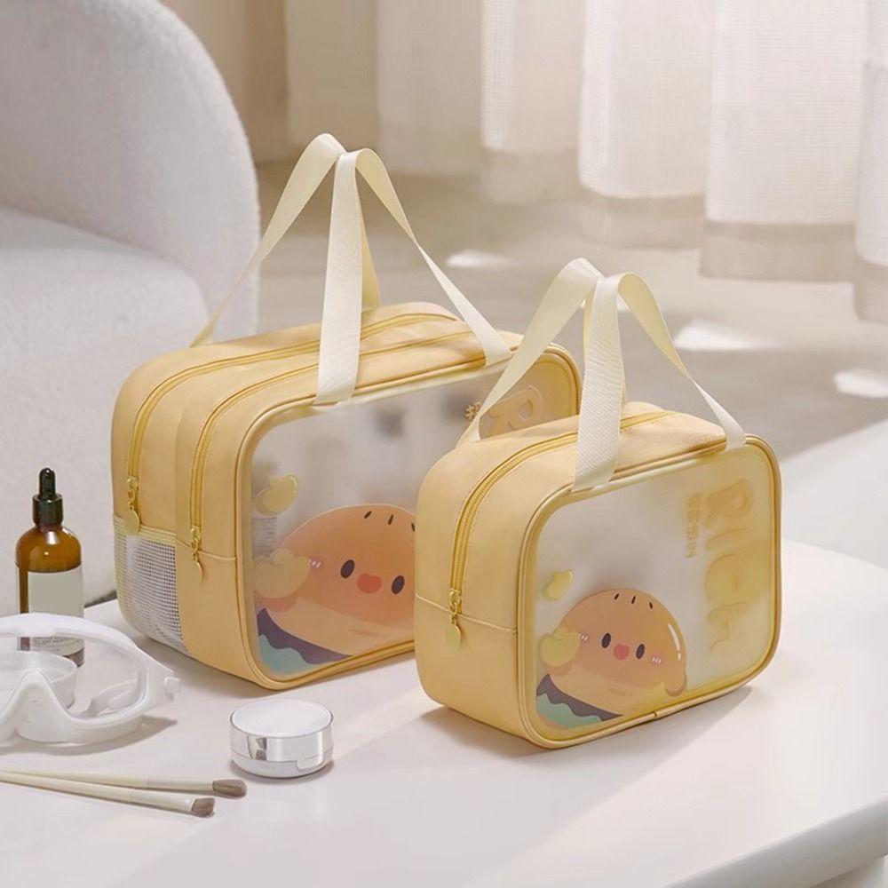 Large Capacity Travel Makeup Case Waterproof Cosmetics Storage Bag Simple Wash Bag for Home