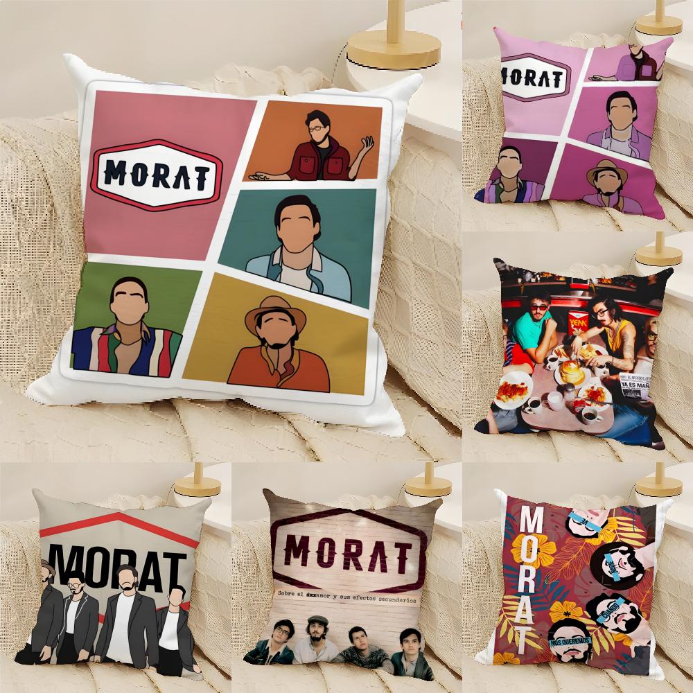 Рок-музыка M-Morat Группа 4 Наволочка Льняная Наволочка Диван Домашний Декор Чехол для Подушки Чехол для Подушки