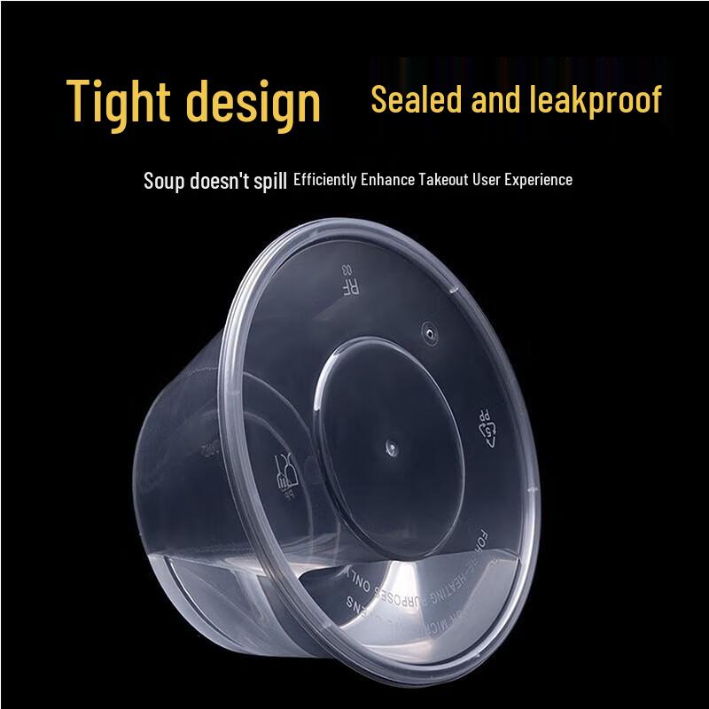 CIBO Round Disposable Food Containers