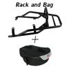 For RNINET Scrambler R NINE T R9T Pure Racer Passenger Back Seat Motorcycle Rear Seat Luggage Carrier Rack with Handle Grip