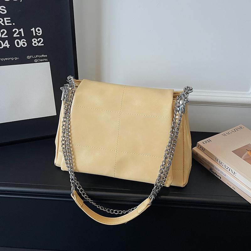 Сумка под мышку Большая вместимость Сумка-тоут на цепочке Женская сумка для поездок на работу На плечо Через плечо