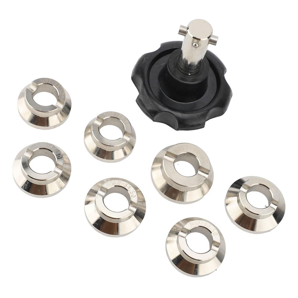 Инструмент для запрессовки часов Набор для ремонта задней крышки Профессиональный набор для запрессовки часов Инструмент для закрытия задней крышки Инструмент для замены батарейки с 7 насадками для