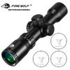 FIRE WOLF Tactical Scope 1.5-5x32 Optical Scope Green Red Glowing Hunting Scope Flip Scope Hunting