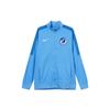 Футбольная куртка Color Block Zip-Up с длинным рукавом Мужские куртки Синяя CW5872-412
